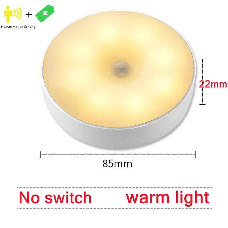 Round Motion Sensor  LED Light