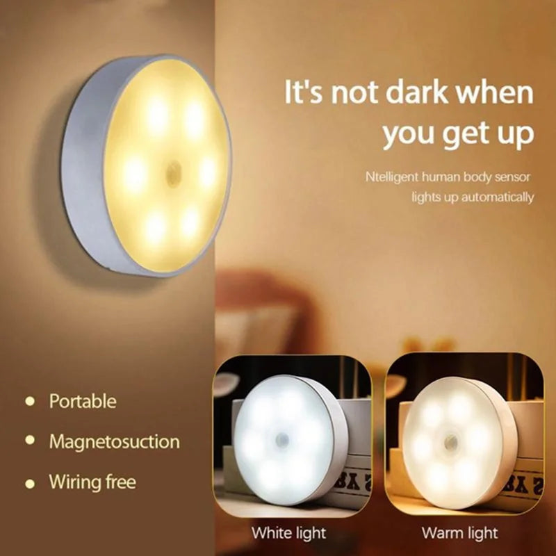 Round Motion Sensor  LED Light