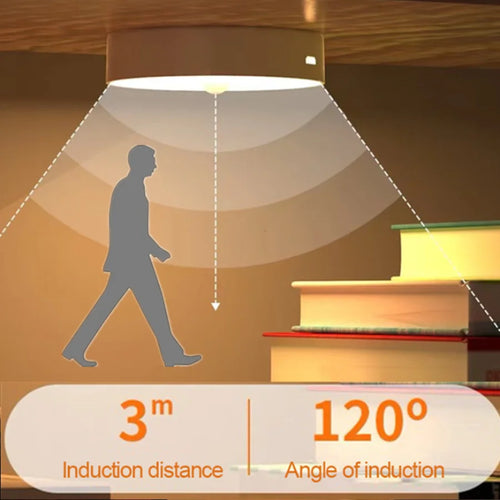 Round Motion Sensor  LED Light